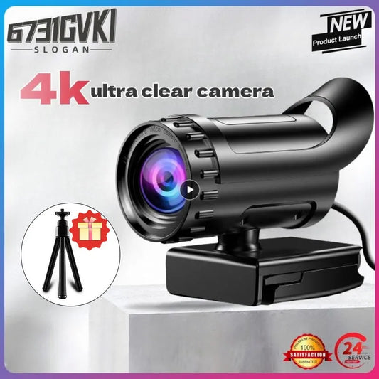 Wide Angle Pc Camera With Microphone And Beauty 4k Hd USB3.0 Webcam