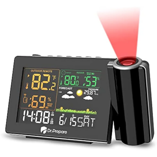 Wireless Indoor Outdoor Temperature Alarm Clock
