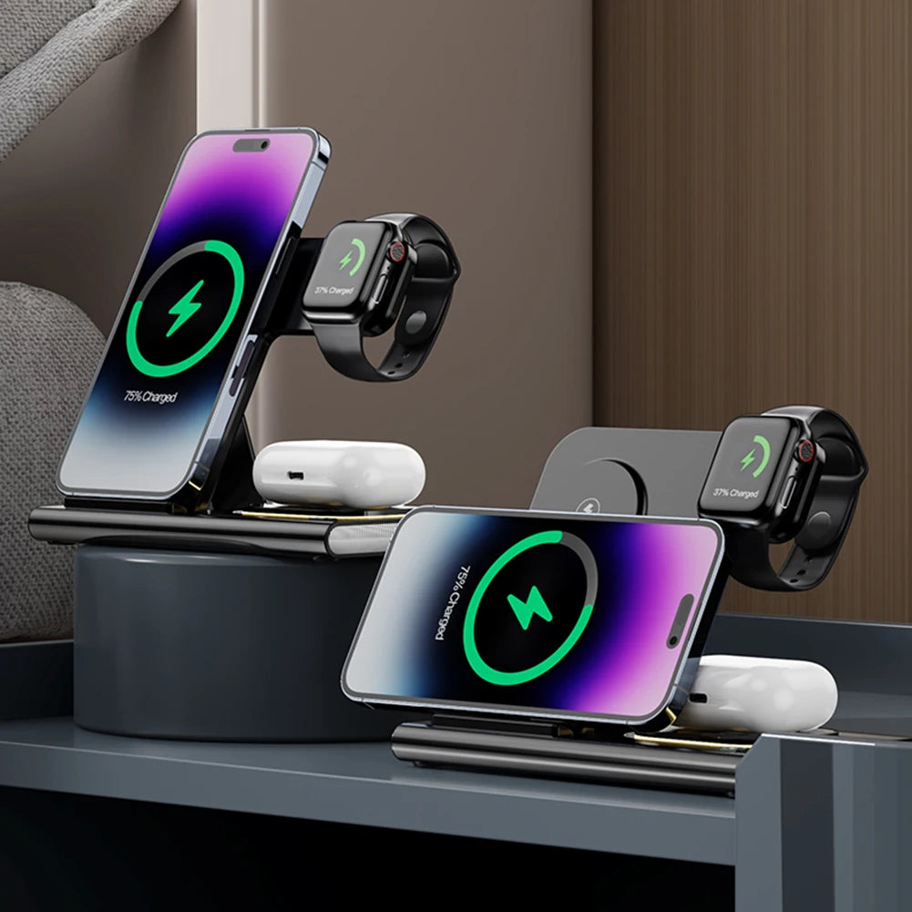 3 in 1 Wireless Charger For iPhone, Airpods Pro Apple Watch /Samsung Galaxy Charging Station