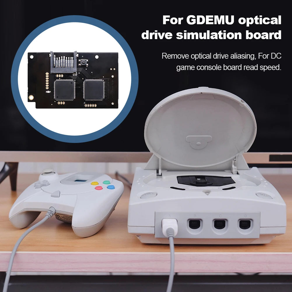 GDEMU V5.20 Disk Replacement and SD Card Games Optical Drive Simulation Board Memory Card for SEGA Dreamcast DC VA1 Console